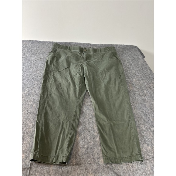 Riders by Lee Women's Jeans 26W M WAIST Green Slim Crop - Picture 1 of 12